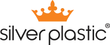 Logo Silver Plastic